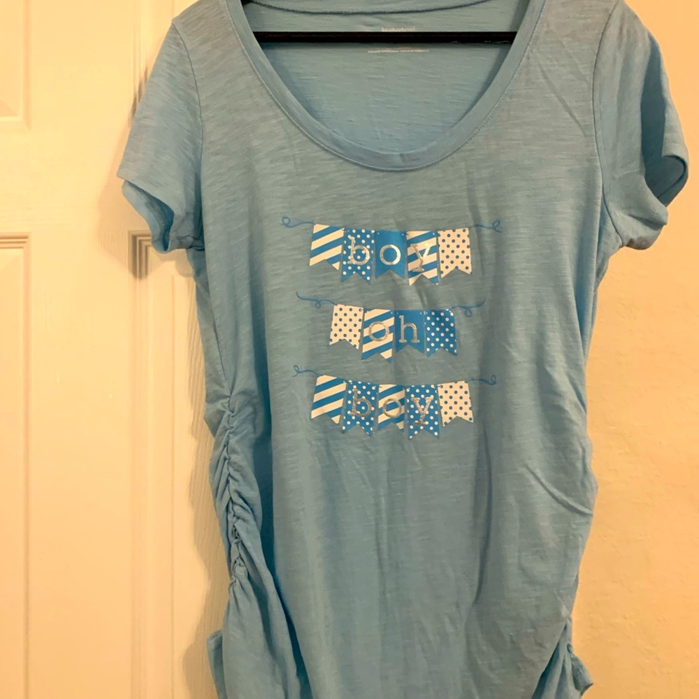 BOY OH BOY- maternity t shirt- M